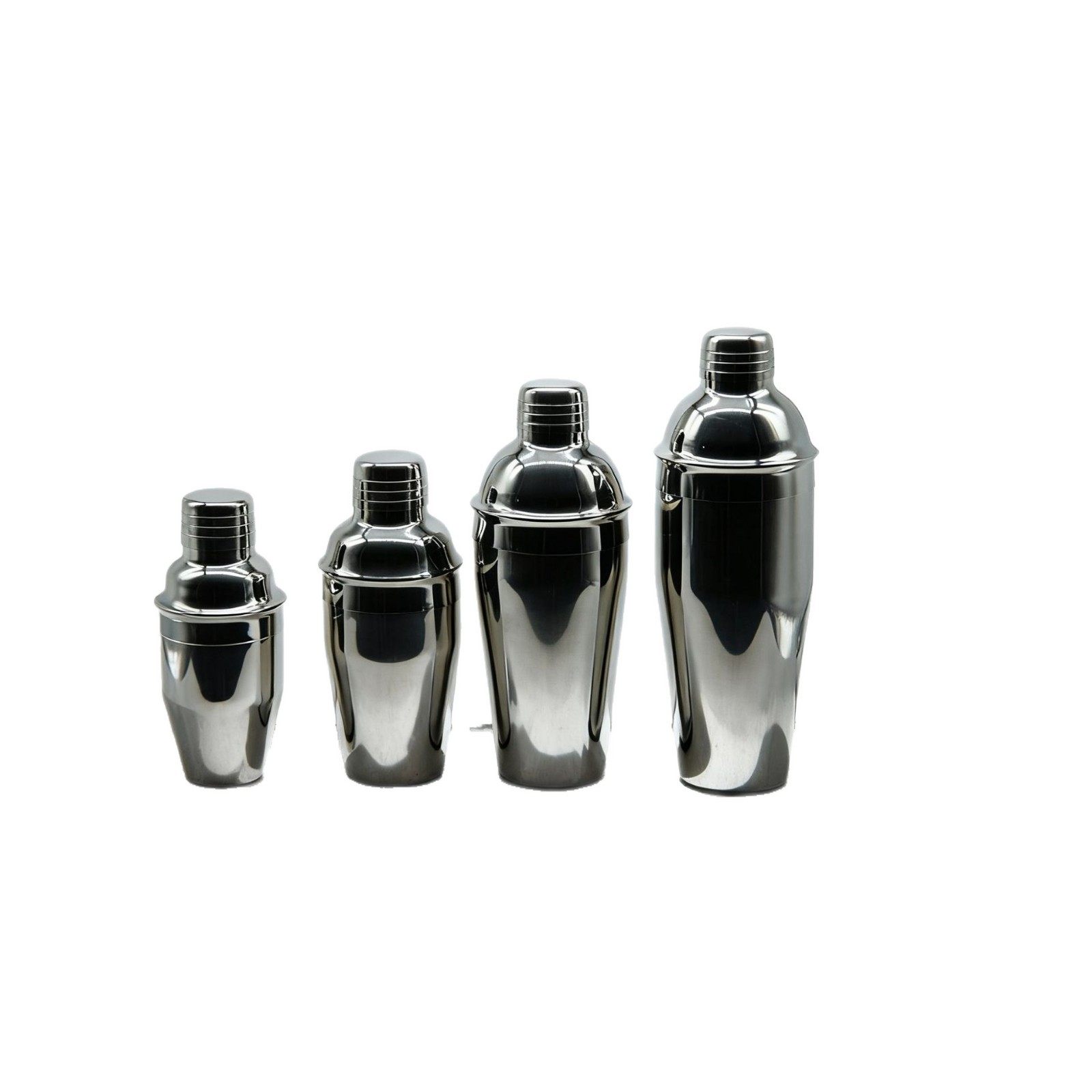 Amazon Stainless Steel Cocktail Shaker Set 6-Piece Cocktail Mixing Tools Shaker Cup Cocktail Glass