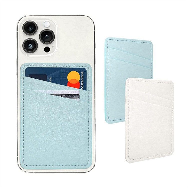 Simple Solid Color Phone Back Sticker Dual Sim Card Holder Manufacturer In-Stock Card Holder Can Add Logo Access Card
