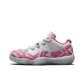 AJ11-Low Top Pink Snake