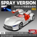1:24 new haudi grand gt spray edition-box-silver