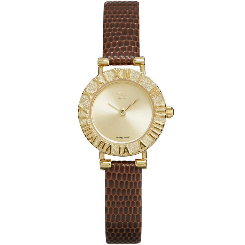 TT watch women's retro light luxury niche women's exquisite small autumn and winter girls high-grade high-looking women's watch