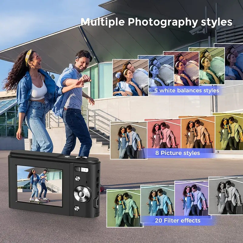 Cross-border Explosions HD 1080P 48MP Student Digital Camera Portable Photo Video AF Focus