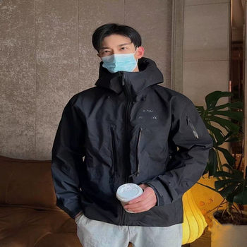 Taizhou Niao Alpha Sv7 Generation Jacket Hard Shell Fully Glued Outdoor Windproof and Waterproof Hooded Couple Mountaineering Clothing