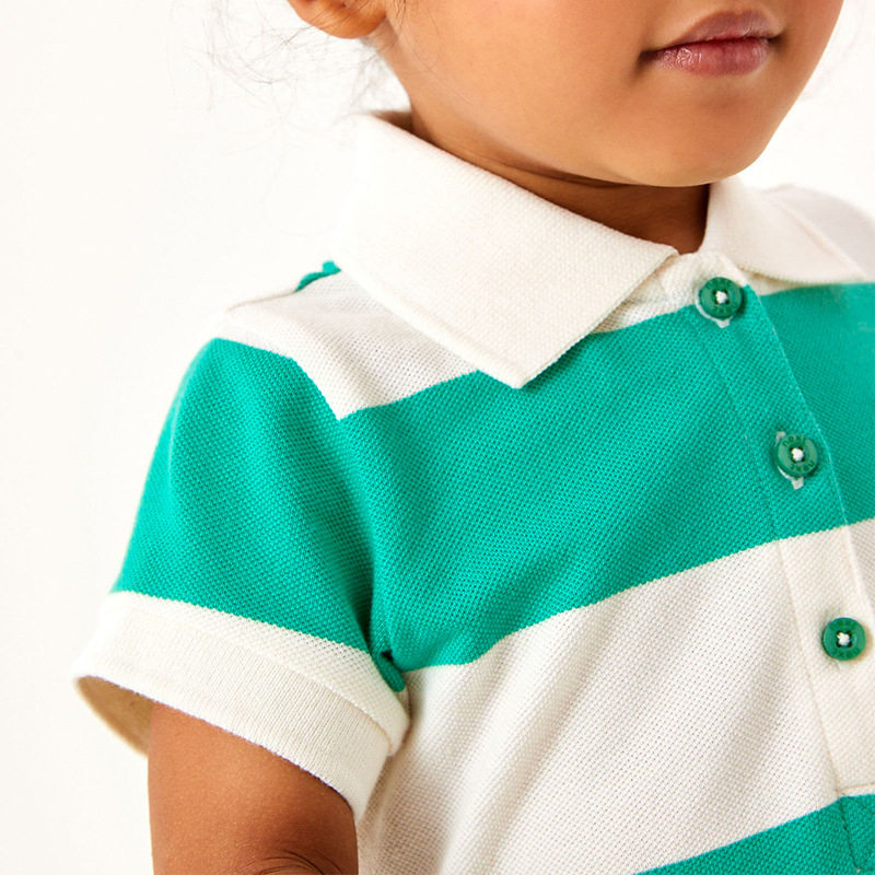 Custom-made Kids' Skirt, Summer Children's Clothing Striped Polo Dress, Cute Girls' Dress
