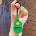 Pickleball Paddle Keychain - Green