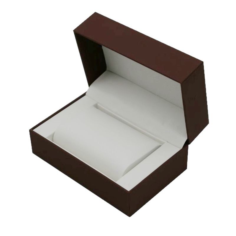 Flip Cover Set Watch Box High-End Steel Watch Watch Box Gift Box Set Necklace Bracelet Watch Three-Piece Watch Box