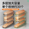 Transparent Ladder-Type Hot-Selling Slide Cross-Border Egg Storage Box Egg Large-Capacity Side Door Box Storage Refrigerator