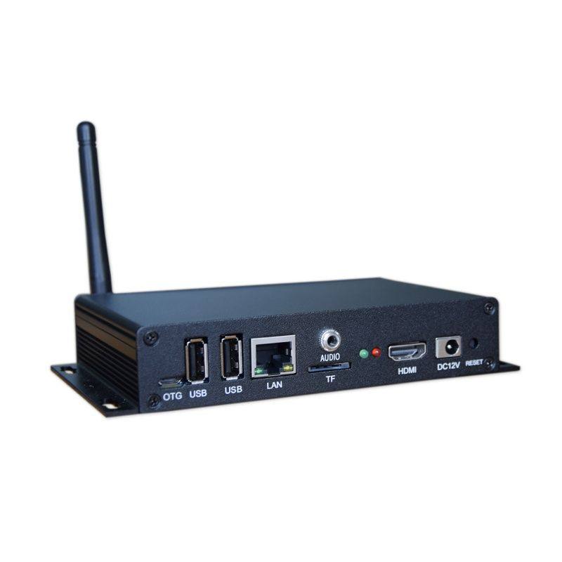 4K Network High-Definition Advertising Player Box Multimedia Information Release System Remote Control Terminal Split-Screen Tv