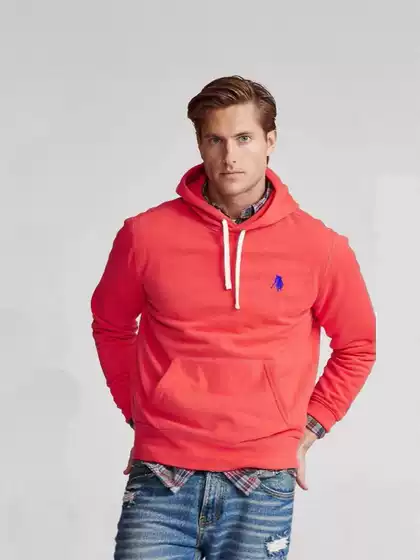 Autumn and Winter Cross-Border Couple Pullover Sweatshirt Pony Embroidered Loose Large Size American Paul Men's and Women's Casual Cotton Sweatshirt