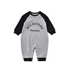 Baby 100 Days Old Spring and Autum Baby Crawling Clothes Spring and Autum Newborn Thin Jumpsuit Pure Cotton Harem Long Sleeves