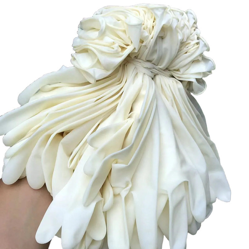 Brand New Thickened Yellow 12inch Waterproof Acid and Alkali Resistant Chemical Gloves Disposable Latex Gloves for Left and Right Hands