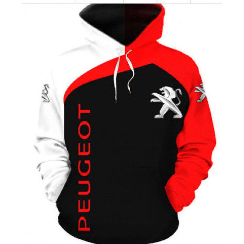 temu新款外贸春秋季男卫衣3D印花套头卫衣连帽衫厂家直销