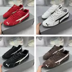 Putian Shoe Company-Level Pm Racing Shoes Rose Distressed Men's and Women's Couples Retro Low-Top Versatile Trendyy Casual Sneakers