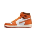 Aj1 high top-white orange