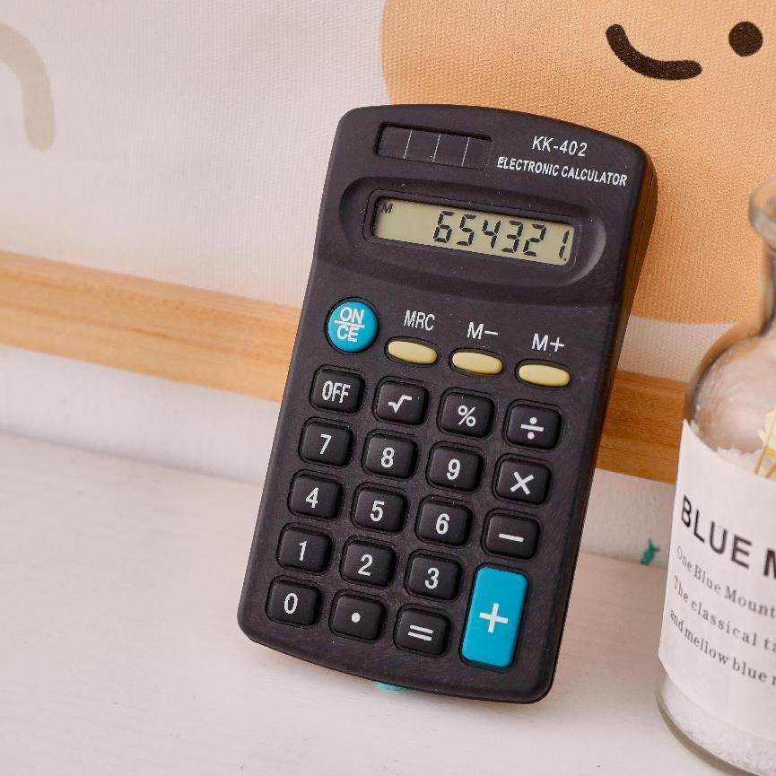 เครื่องคิดเลขแบบพกพาขนาดเล็ก 402 เครื่องคิดเลขนักเรียน 8 บิต...