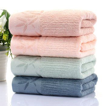 Bamboo pulp bamboo fiber towel 120g face washing household soft face towel couples absorbent lint thickening bath quick drying
