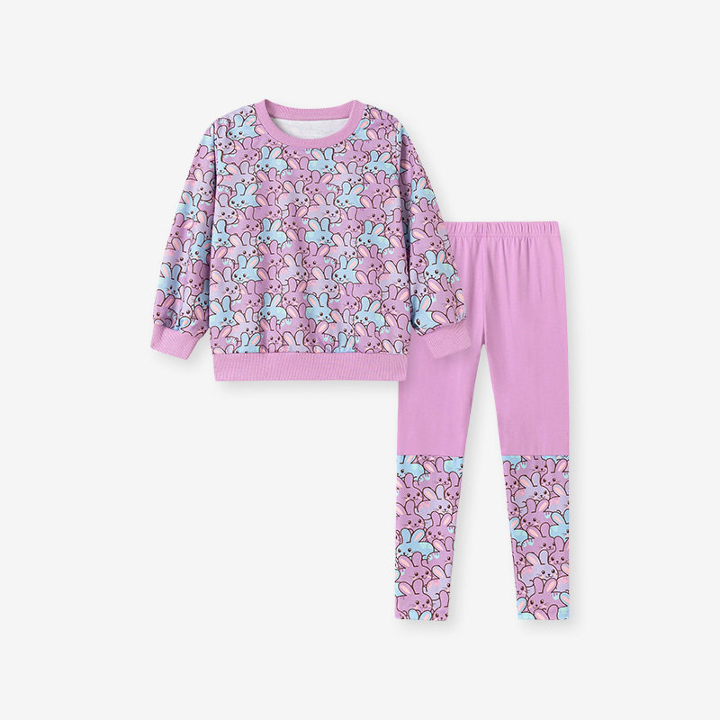 Autumn Girls' Set, Cartoon Cute Kids' Outfit, [Style] Long-sleeve Kids' Set