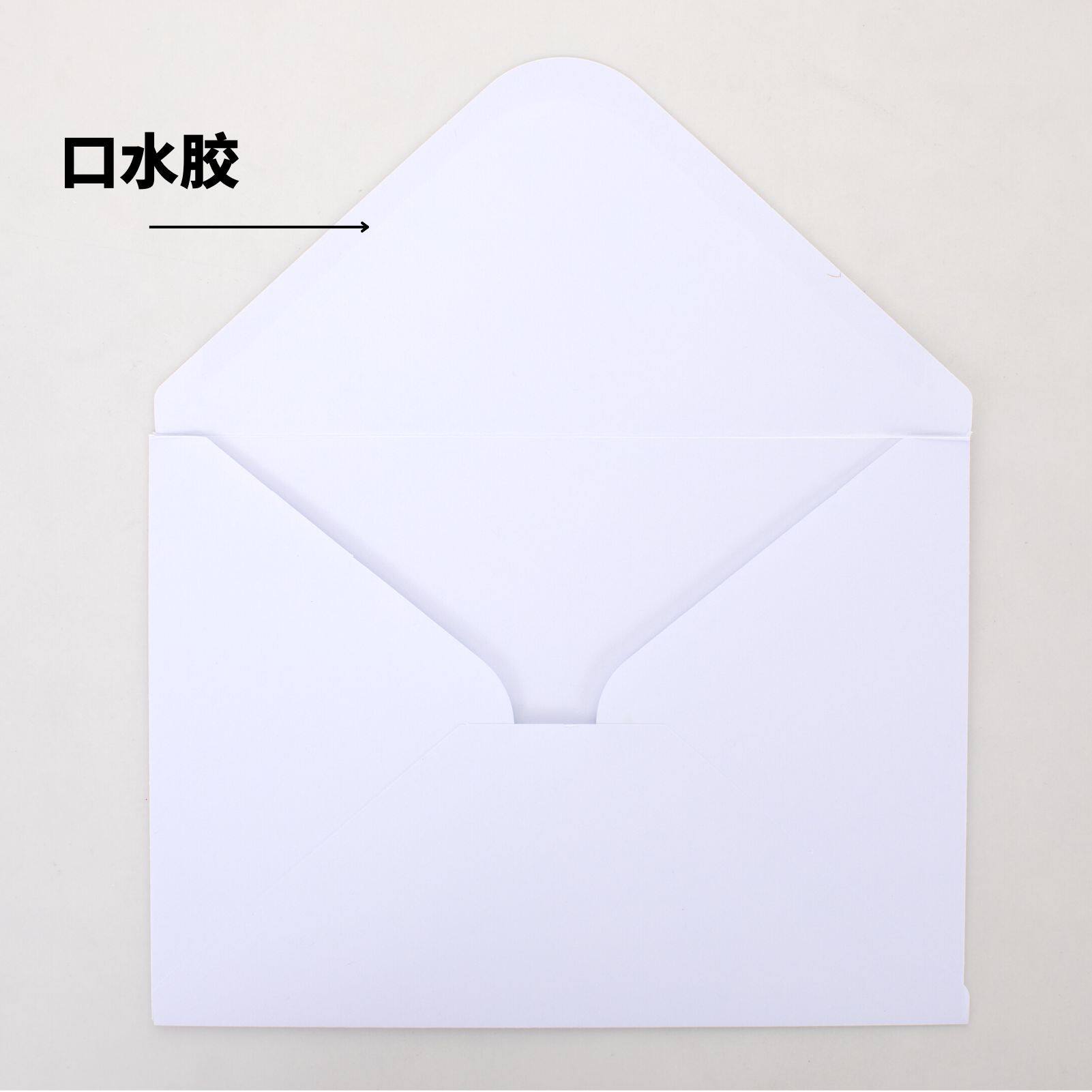 Paper photo frame with envelope, horizontal and vertical dual-purpose paper photo frame, 4x 6 inch photo postcard card. White