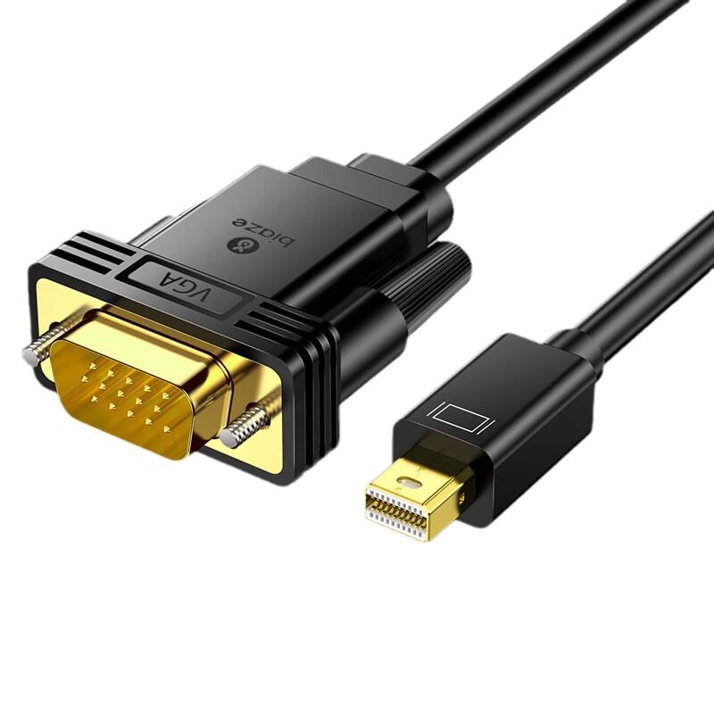 Biaz Minidp to Vga Adapter Cable Mini Thunderbolt Converter Suitable for Apple Display Data Cable