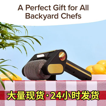 2025 Cross-Border Hot Product 304 Stainless Steel Roller Barbecue Brush with Led Light Brushless Food Grade Removal Brush