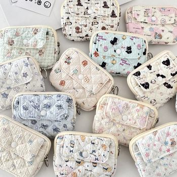 5442 Cute Multi-function ID Bag Card Bag Coin Purse Women's New Storage Bag Bank Card Mini Cosmetic Bag