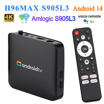 Foreign Trade H96Maxs905L3 Network Set-Top Box Android 14 Bluetooth Hd 5Gwifi Tv Box Factory Goods