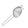 Free Shipping/T Egg White Separator B1P901-Long Handle Stainless Steel Egg White Separator Manual Egg Yolk Separator