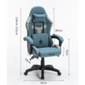 Blue No Foot Rod (Level 2 Air Rod Technology Cloth Linkage Armrest)