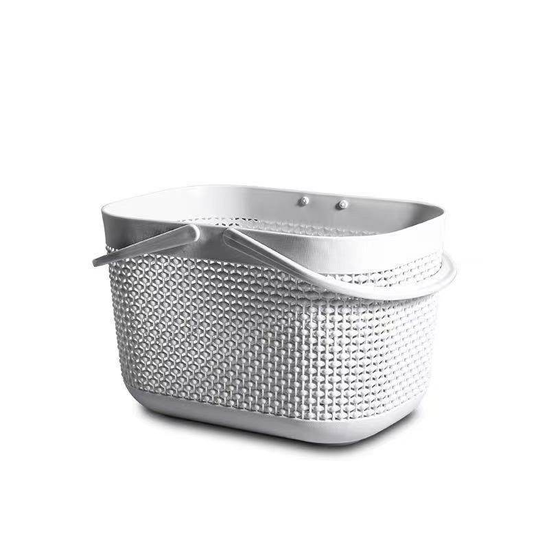 Bathroom Portable Bath Basket Plastic Bath Basket Desktop Storage Frame Washing and Bath Supplies Storage Basket Storage Basket
