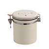 Korean 304 Stainless Steel Coffee Sealed Canister Cat Food Preservation Box Dry Goods Tea Milk Powder Dried Fruit Milk Tea Shop Storage