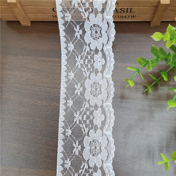 6cm non-elastic lace shoes and hats headdress clothing accessories doll skirt decorative wave sunflower ribbon skirt
