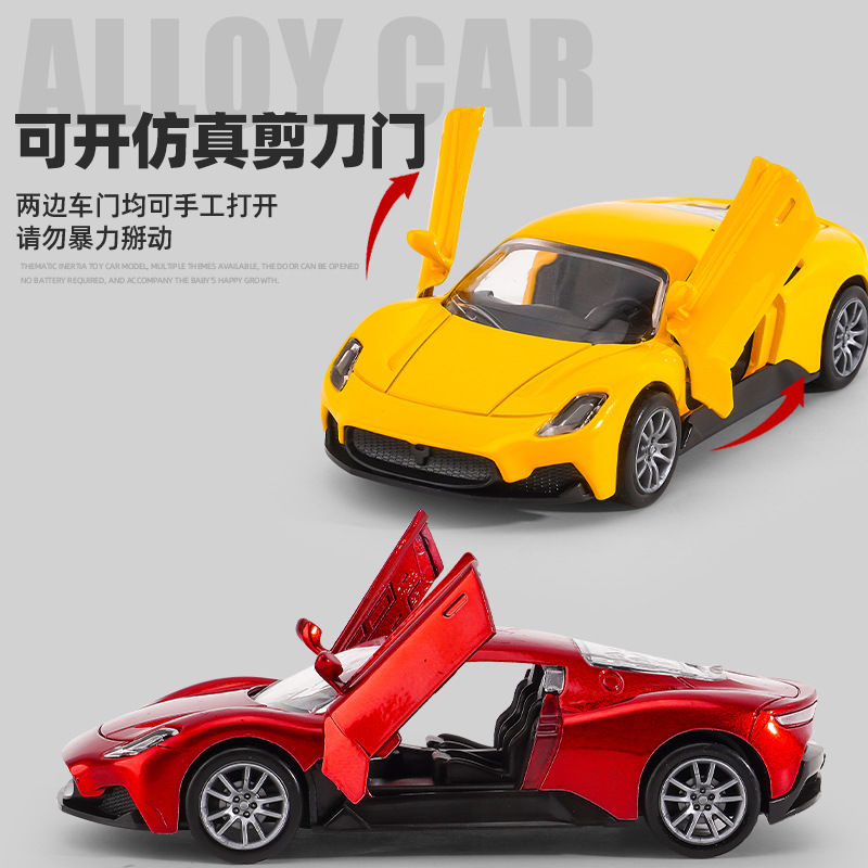 代发儿童玩具男孩宝宝玩具车子模型合金玩具跑车蛋糕摆件地摊玩具