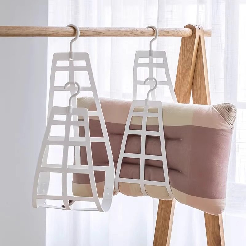 Balcony Pillow Drying Rack Windproof Sun Pillow Quilt Cover Drying Net Outdoor Shoe Drying Rack Multifunctional Pillow Rack
