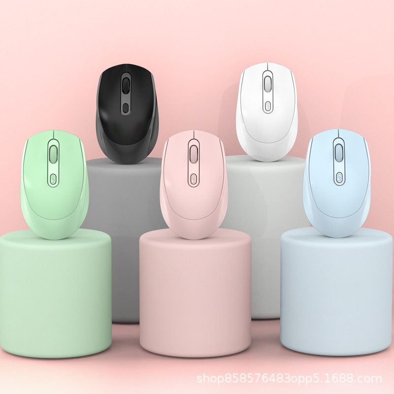 Wireless Mouse Silent Girls Office Portable Mouse Typec Rechargeable Mouse High-Value Manufacturer Ready Stock