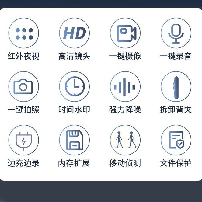 Y1 sports camera camera with audio and video recording artifact portable monitoring HD camera head