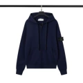 298 navy blue terry dark zipper