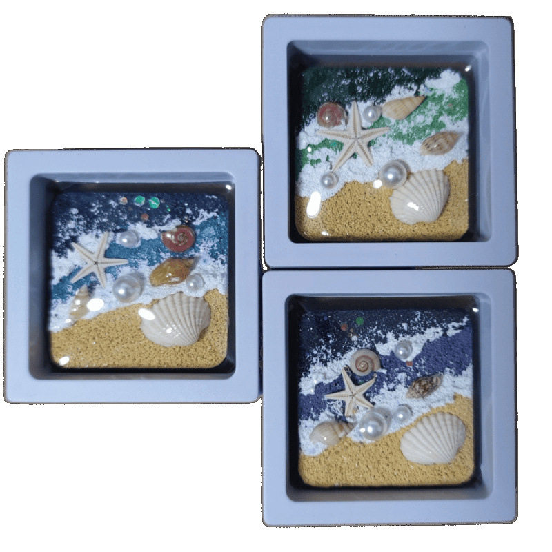 Shell Seaside Travel Commemorative Refrigerator Magnet Small Pendant Personalized Cultural and Creative Hainan Weihai Yantai Pingtan Souvenir