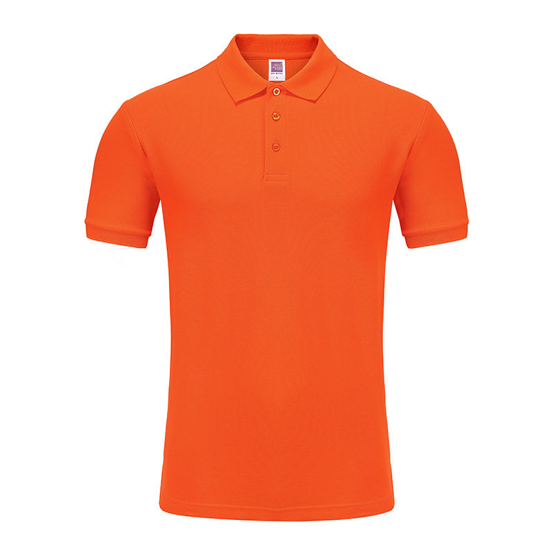 纯色大王220g全棉POLO衫翻领短袖POLO衫男工作服定制印绣logo批发