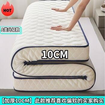 Class a Latex Mattress Extra Thick Double Thickeneded Student Dormitory Special Single Memory Foam Mattress Rebound Mattress