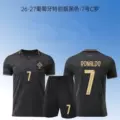 2026 world cup portugal special edition black jersey [with team logo] + #7 cristiano ronaldo