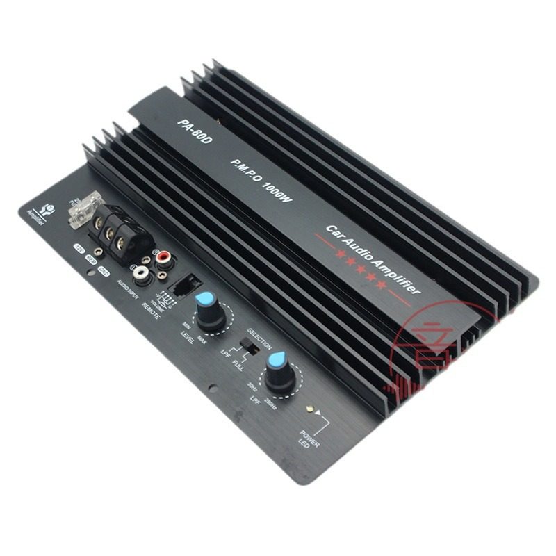 Car 10 inch 12 inch subwoofer power amplifier motherboard 12V high power car audio PA-80D power amplifier board 1000W