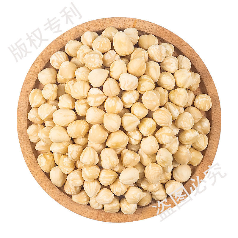 Large Cooked Hazelnut Kernels Original Flavor 500g No-Peel Sticks Nut Snacks Baking Cake Decoration Crushed Hazelnuts
