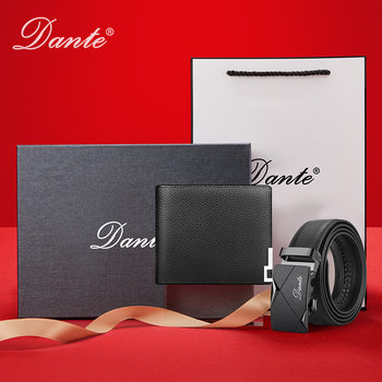 Foreign trade manufacturer wallet men's leather first layer cowhide wallet belt wallet practical suit gift logo