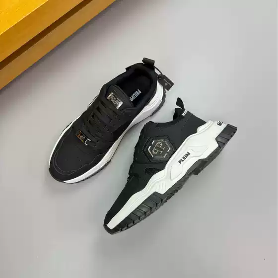 Pure Original Pp Men's Sports Casual Shoes Genuine Leather Men's Trendy Men's Shoes Outer Single Men's Shoes Factory Luxury Men's Shoes