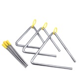 Музыкальный инструмент Orff Triangle Iron, детские ударные инструменты, учебные пособия для детского сада, начальная школа, музыкальный класс Triangle Bell, раннее образование