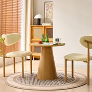 Hotel Room Round Table in Stock, Small Round Table for Sales Office, Coffee Table, Hotel Same Style Mushroom Leisure 50cm Small 