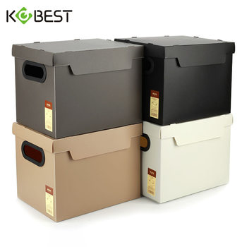 Kangbai Large Capacity Desktop Multifunctional Foldable Plastic Storage Blue Household Clothes Finishing Storage Basket Storage Box