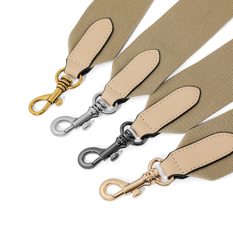 Mahuangshi MHS-F-11 Adjustable 5cm Canvas Webbing Wide Shoulder Strap Women's Bag Replacement Bucket Strap Accessories Crossbody