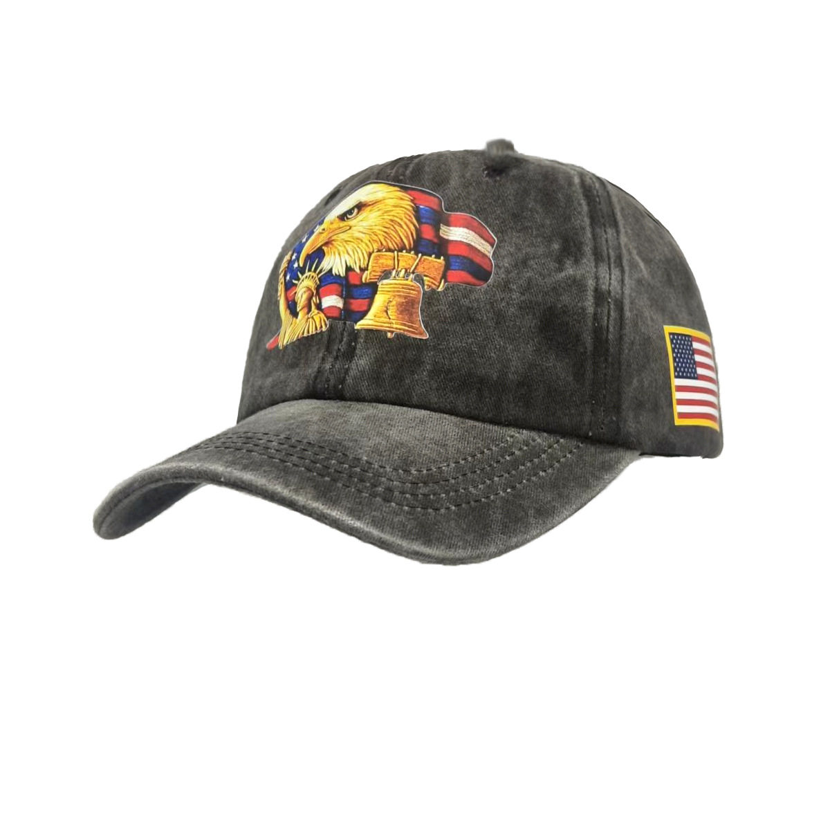 水洗帽棒球帽周年活动帽印花帽户外活动聚会纪念帽运动帽可调节