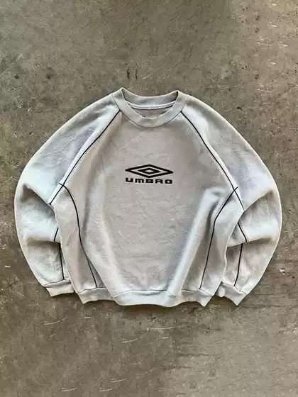 Trendy Brand Sweatshirt with Embroidered Logo, Versatile Hip-Hop Style, Patchwork Line Design, Crew Neck Sweatshirt Top Wholesale